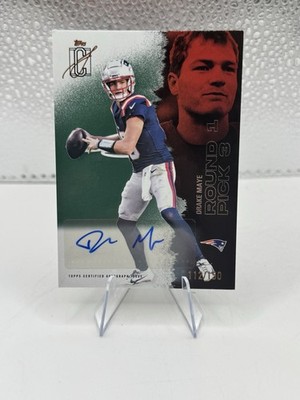 2025 Topps Signature Class - Drake Maye Green Parallel Veteran Auto /150 