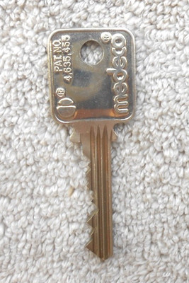  (1)  MEDECO    High Security Key    Art, Collectors, Locksmith ...