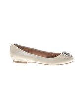Badgley Mischka Women Ivory Flats US 7.5