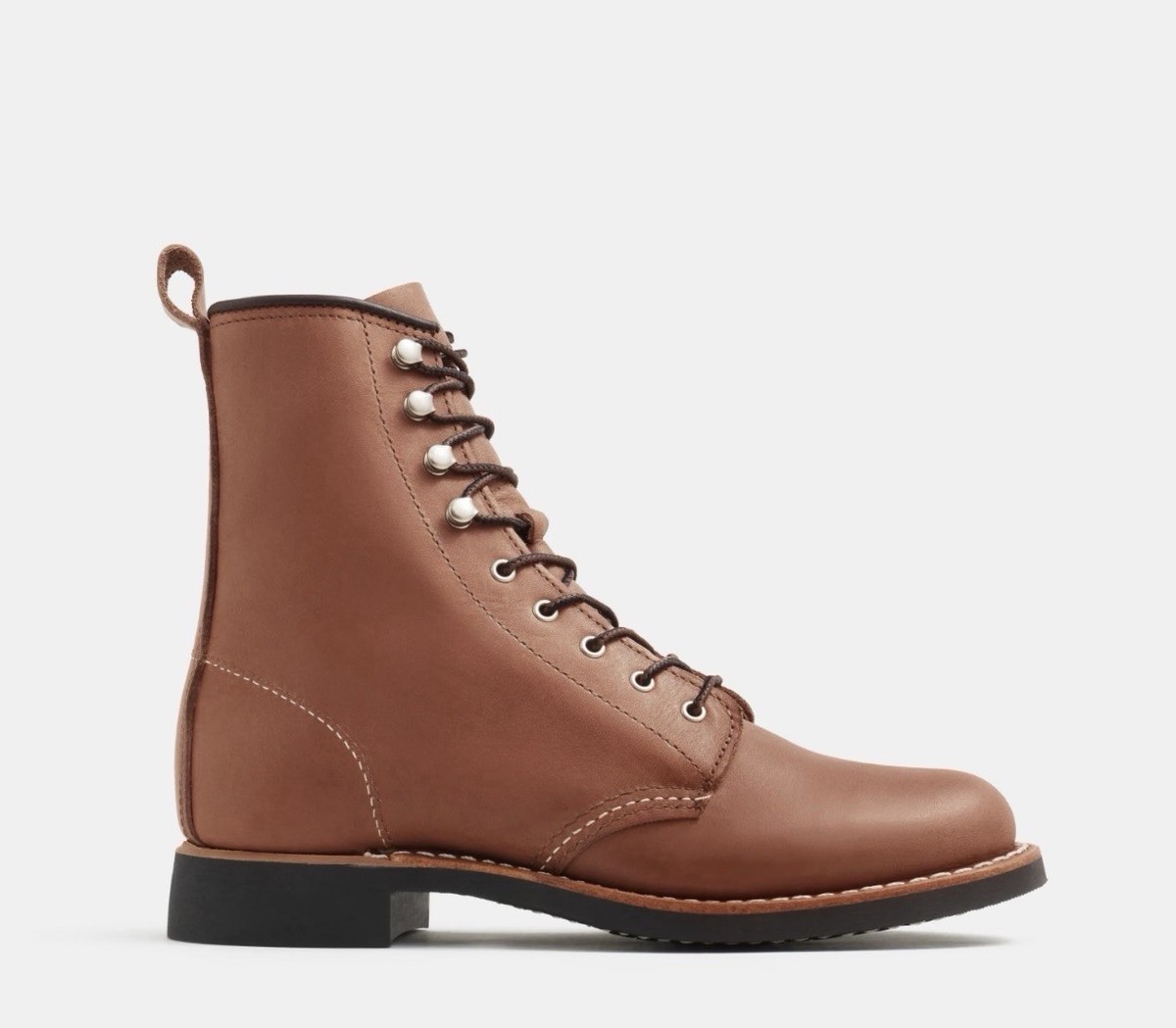 Silversmith Red Wings Women's Short Boot in Mocha Oro-iginal Leather Size 5.5B
