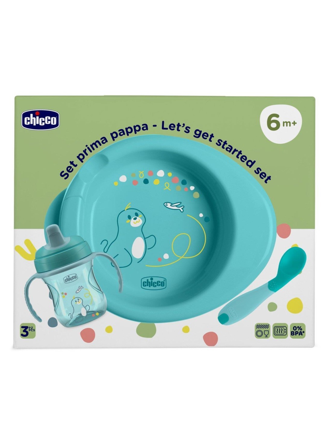 Chicco Set Pappa 6 mesi + Bimbo