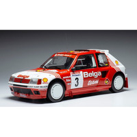 Peugeot 205 T16 N.3 Rally Ypres 1985 Darniche/Mahe 1:18 Ixo Model Auto Rally -D-
