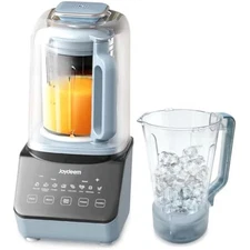 Soymilk maker machine with soundproof shield, hot and cold blender for