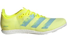 Adidas AdiZero Avanti Track Spikes Neon Green Blue FW2246 Mens Size 13