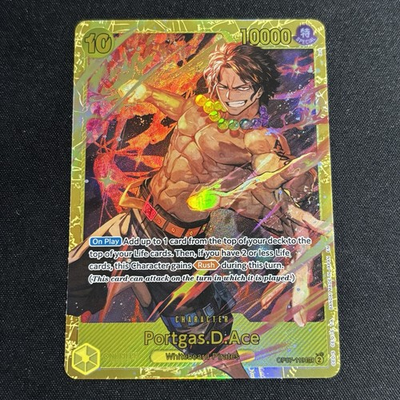 #ad Portgas.D.Ace OP07 119 SEC One Piece TCG English Near Mint Foil Secret Rare $9.99