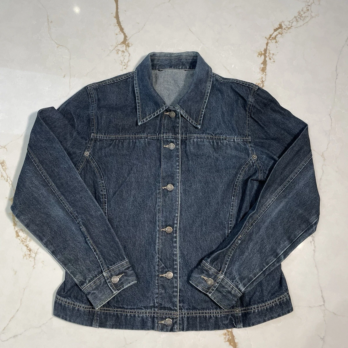Laura Ashley Denim Jacket Archive Navy