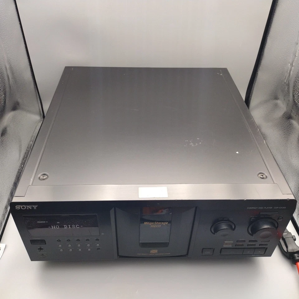 Reproductor cambiador de carrusel Sony MegaStorage CDP-CX355 300 CD - LEER DESCRIPCIÓN  Foto 4 de 4