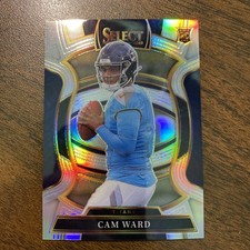 2025 Panini Select Football - Concourse Cam Ward #26 Silver Prizm Parallel (RC)