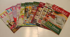 Konvolut Deko-u. Bastelzeitschriften CREATIVE LIVING,Deko-Bastel-Ideen, 11 Hefte