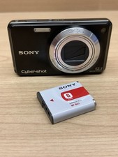 Sony Cyber-shot DSC-W270 Digital Compact Camera 12.1MP Black Tested Working READ
