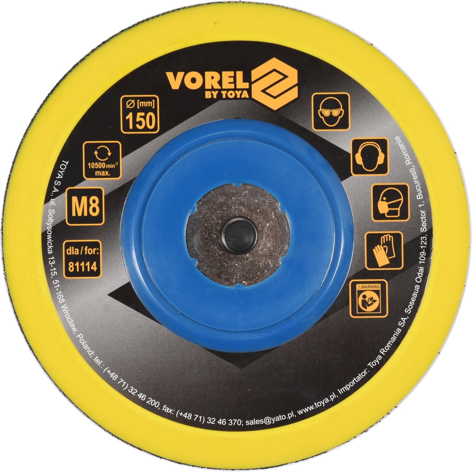 Fits YATO NARZ�DZIA 81115 DISC FOR PNEUMATIC GRINDER 150M   ⭐UK Stock⭐