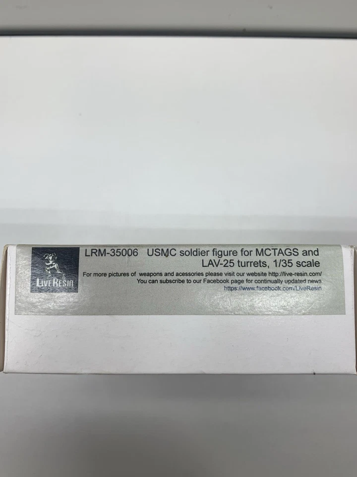 Figura Soldado USMC Resina Viva 1/35 MCTAGS LAV-25 Torretas LRM-35006 Foto 2 de 3