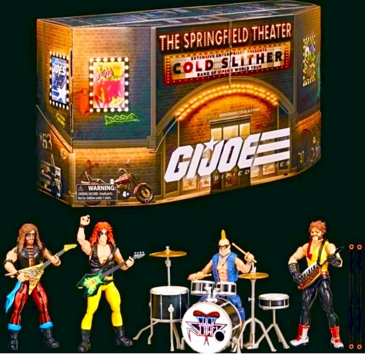 SDCC 2025 GI Joe Classified Dreadnoks Cold Slither Band SEALED