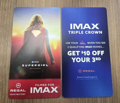 1x Super girl Movie (2026) IMAX Souvenir Ticket Regal