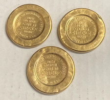 3 Loose Vintage Gold Circle Condoms Circle Ru...