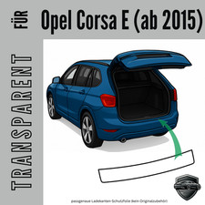 Ladekantenschutz Lackschutzfolie für   Opel Corsa E ab 2015 transparent 150µm