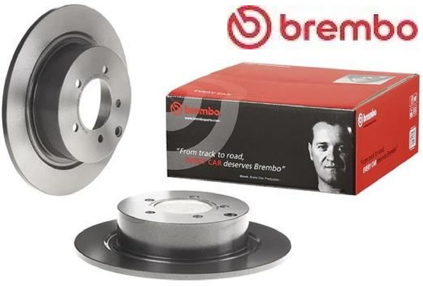 2X Bremsscheibe Brembo 08.C247.11 2 Bremsscheiben Hinterachse Hinten-image