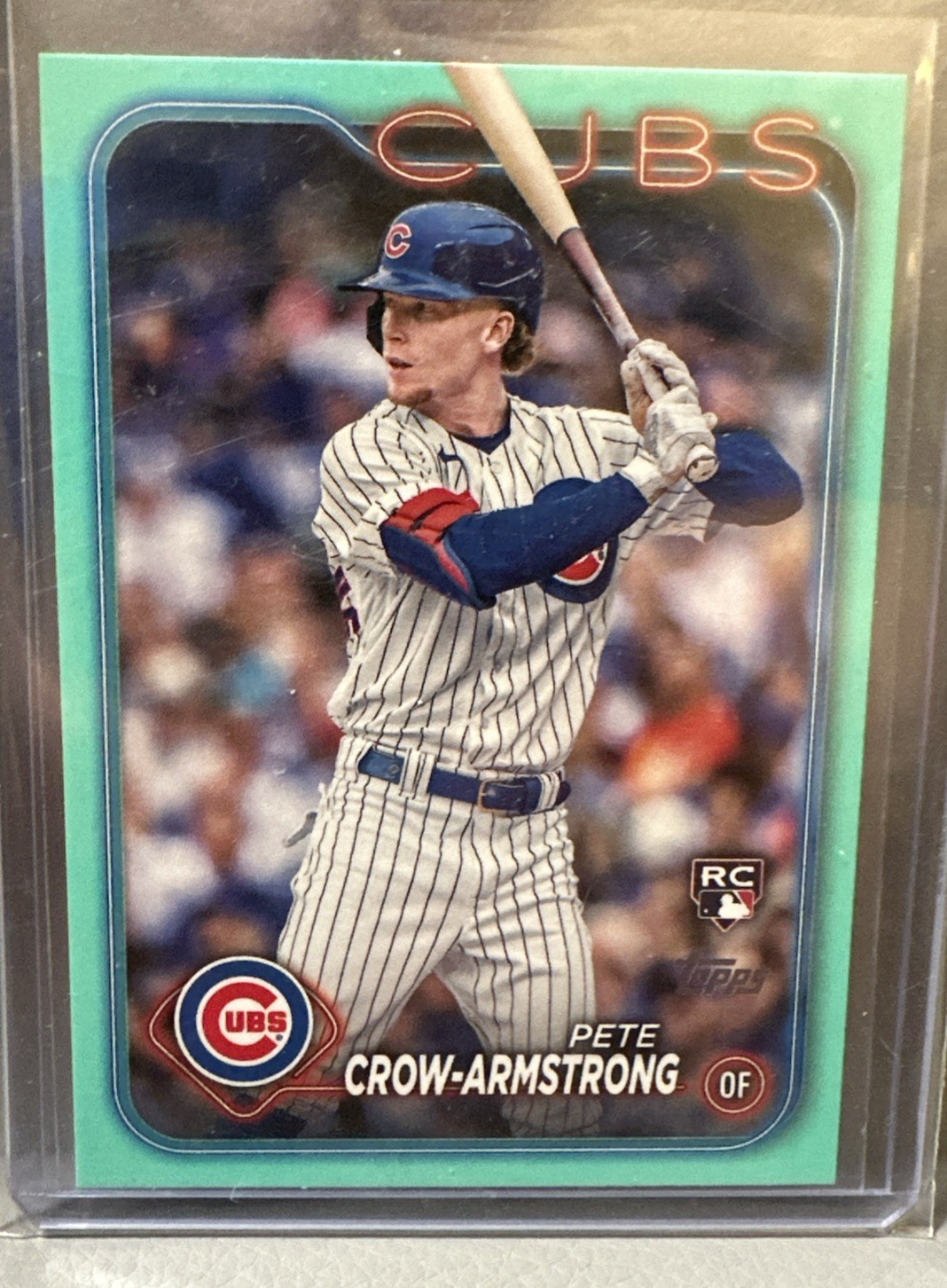 2024 Topps Series 2 - Pete Crow-Armstrong #407 Aqua (RC)
