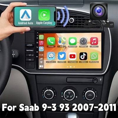 Upgraded 7'' Car Stereo Radio for Saab 9-3 2007-2011 GPS Navi Display