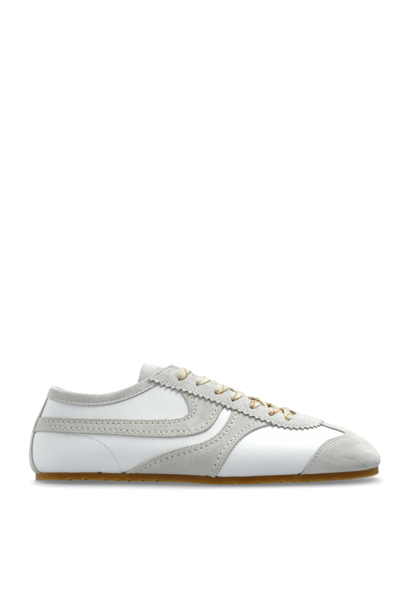 DRIES VAN NOTEN White Suede Sneakers New And Authentic | eBay