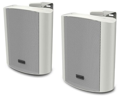 Pícolo PR52W Pareja Altavoces 100W Stereo Con Soporte Blancos