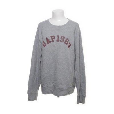 Gap, Sweatshirt, Größe: L, Grau, Baumwolle, Print, Sweat, Damen #sKl