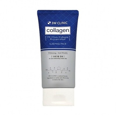 3W CLINIC Collagen Regeneration Sleeping Pack 120mL K-Beauty