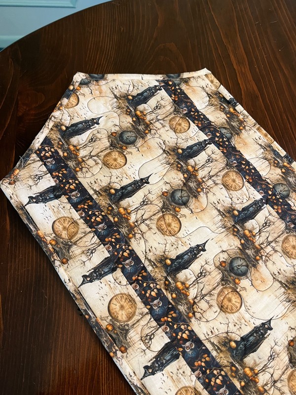 Handcrafted-Quilted Table Runner-HALLOWEEN-NEW 2026 -Witches, Witches + MORE