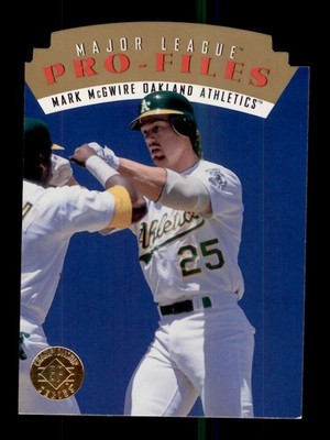 1995 SP CHAMPIONSHIP SERIES DIE-CUT #177 MARK MCGWIRE OAKLAND A'S