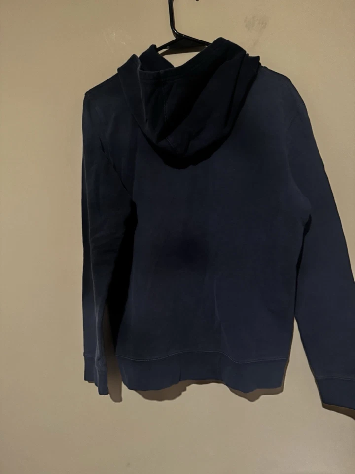 Sudadera con capucha GAP para mujer talla grande azul marino verde logotipo  Foto 4 de 4