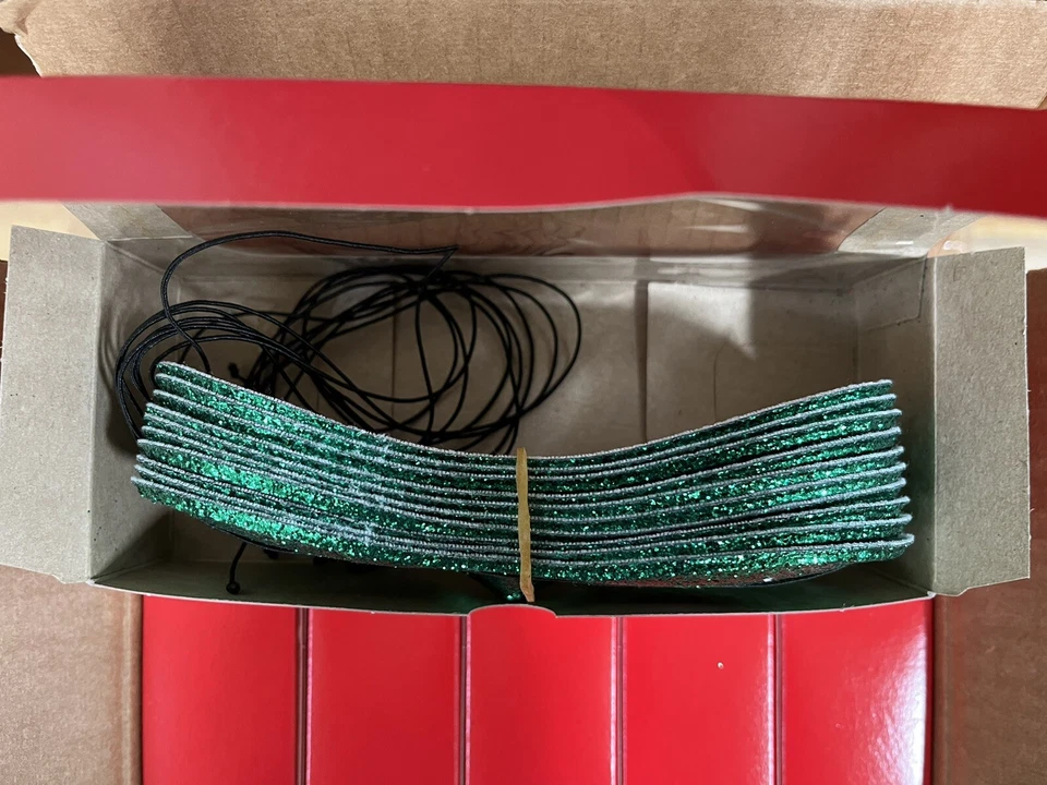 Máscara de mascarada verde brillo superhéroe disfraz disfraz accesorio caja de 10 Foto 4 de 4