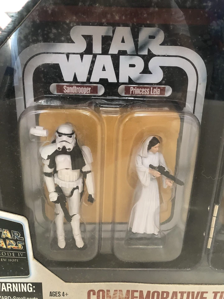 Star Wars COMMEMORATIVE TIN COLLECTION Sandtrooper Leia Vader C3PO A New HopeNEW - Image 2 of 4