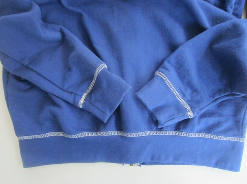 Ropa del equipo NFL chaqueta azul manga larga con capucha talla mediana alta (MT) - Imagen 4 de 7