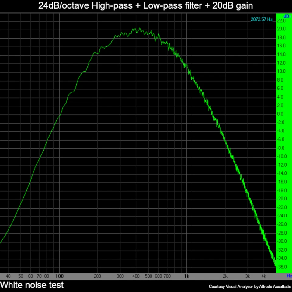 C24 HPF+LPF pedal - 24dB/oct - 1 READY TO SHIP - Image 3 of 4