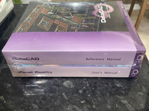 DataCAD 8.5 Manual Set Visual Reality Reference and User Manual Books Sealed - Afbeelding 2 van 7