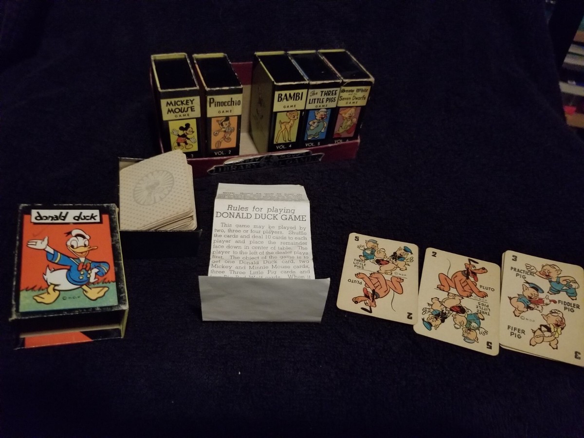 ヴィンテージディズニーMickey Mouse Library of Games 1947 Library Of Games Mickey Mouse MICKEY/MINNIE | eBay