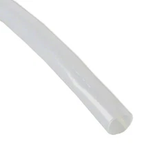 18 AWG Flexible PTFE Tubing, High Temperature Thin-Wall, Natural, 20 ft Length
