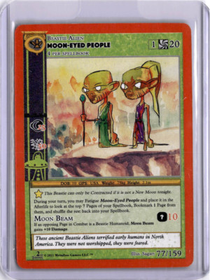 #77/159 - MOON-EYED PEOPLE - REGULAR - CRYPTID NATION 2ND ED - METAZOO - ENGLISCH