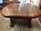 Antique Carved French Dinner Table, Solid Walnut , Excellent Condition — photo 3