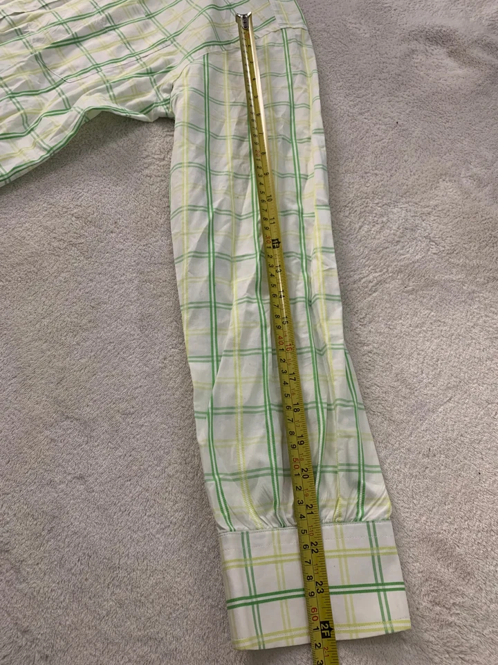 Camisa Paul Smith Hombre 16/38 Verde Cuadros Vestido Abotonado Adulto Foto 2 de 4