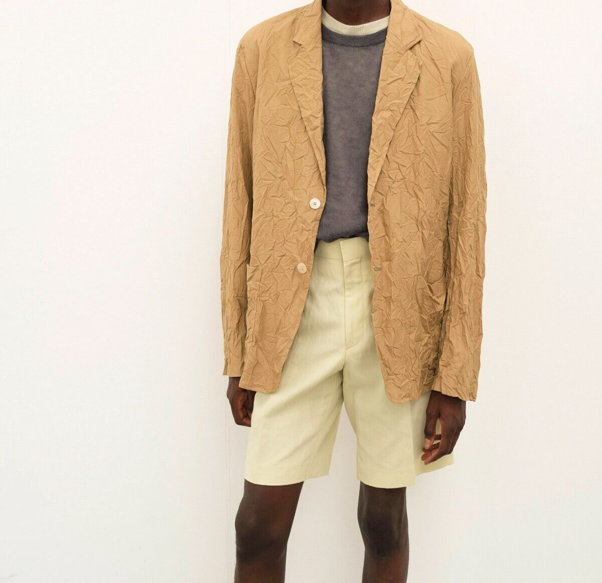 AURALEE WRINKLED WASHED FINX TWILL JACKET from Japan brand AURALEE WRINKLED WASHED FINX TWILL JACKET from Japan brand