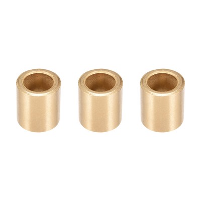 Sourcing Map Gleitlager 2 Stück - Messing Buchsen 10x14x20mm Selbstschmierend