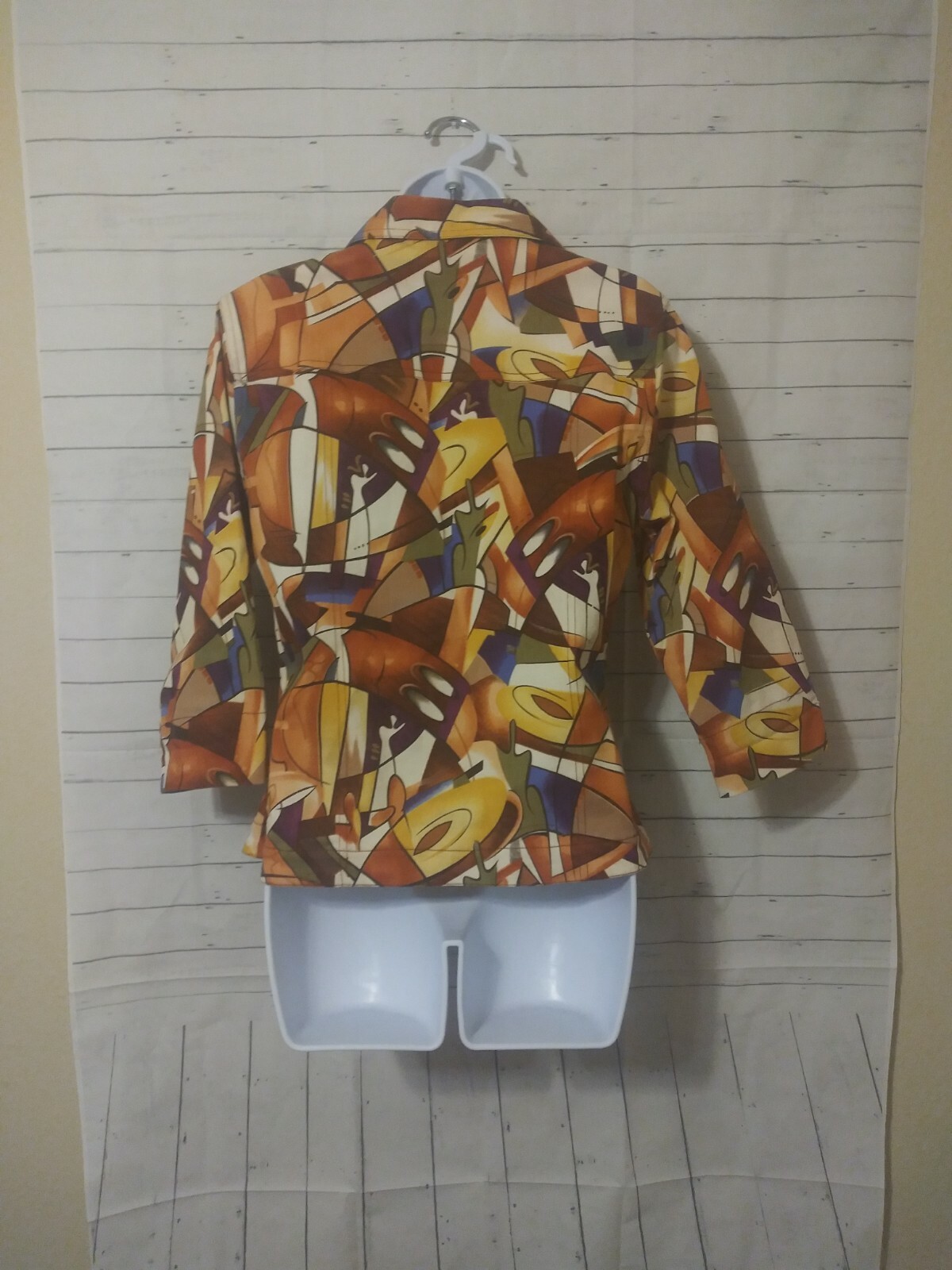 Women's Patchington Multicolor Pattern Button Fro… - image 2