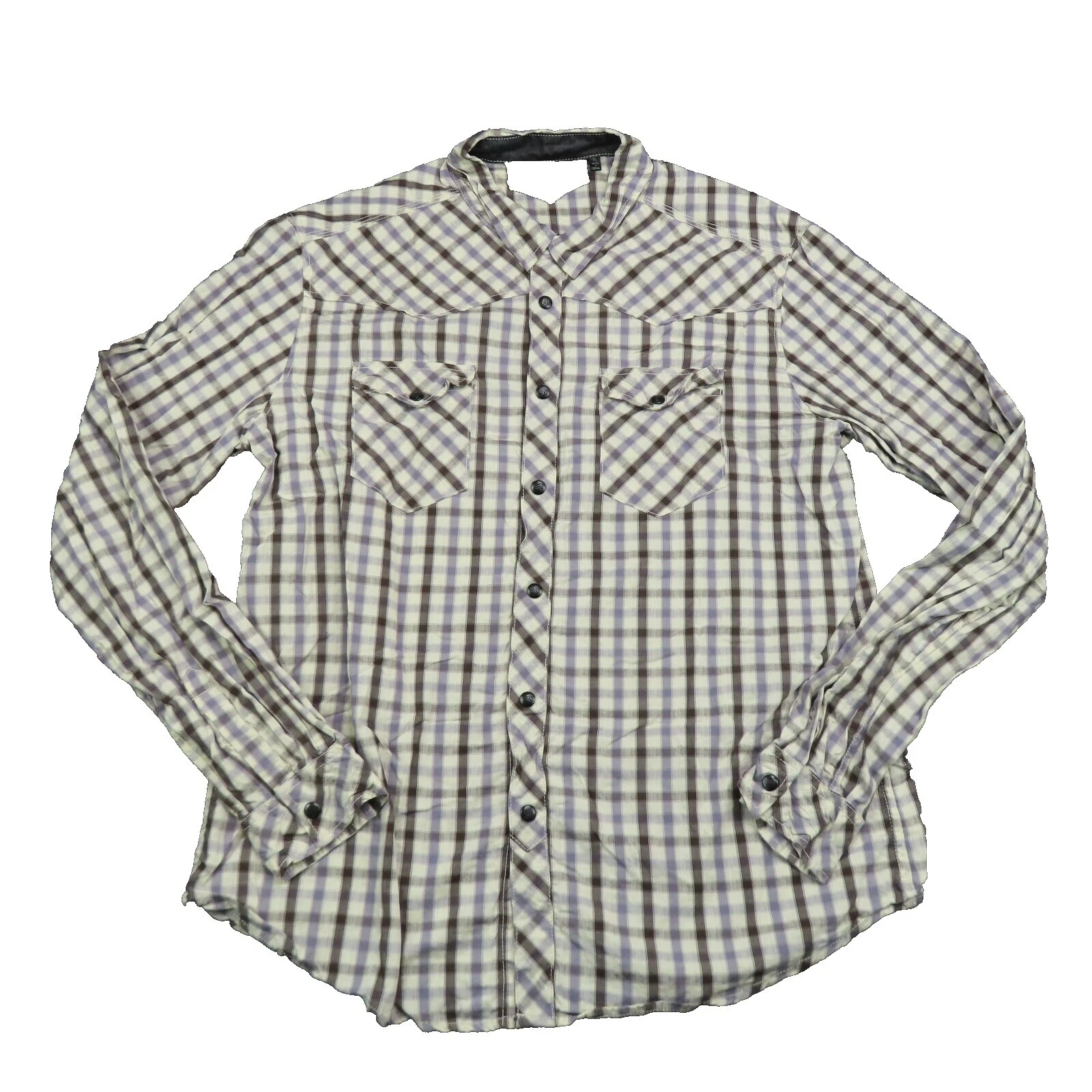 Rogue Cotton Long Sleeve Casual Button-Down Shirts for Men