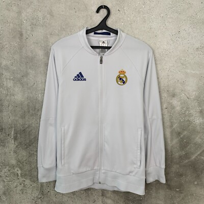 Real Madrid 2016 2017 Training Fußball Bomber Jacke Adidas Track Jersey Größe M