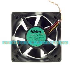 NIDEC D08A-24TU 19BH2 DC24V 0.12A 8025 8CM 4-Wire Cooling Fan