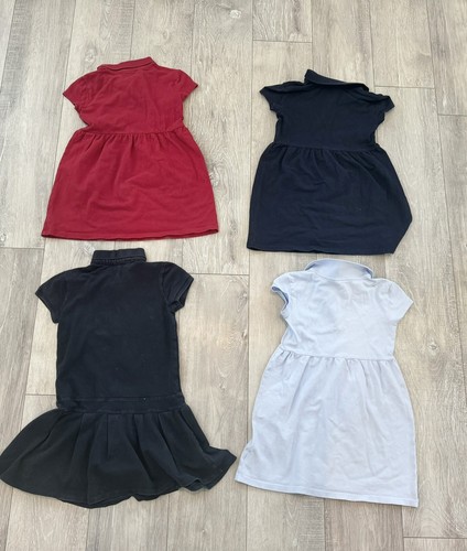 Gap Kids Lot Sz Small 6-7 Yrs Dress Collar Polo Short Sleeve 4 Dresses Uniform - Picture 11 of 11