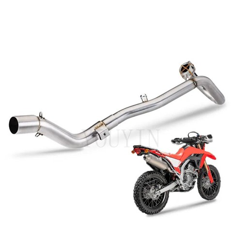 Silenciador de tubo de escape de cabezal de escape de motocicleta para Honda CRF300L Rally 21-23 - Imagen 10 de 10