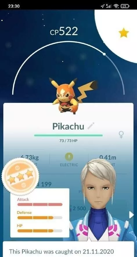 Shiny Pikachu (libre) 