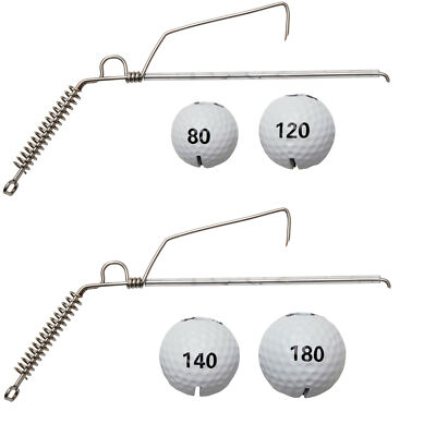 Madcat Golf Ball Jig System Anti Snag - Vertikalsystem, Angelzubehör für Welse